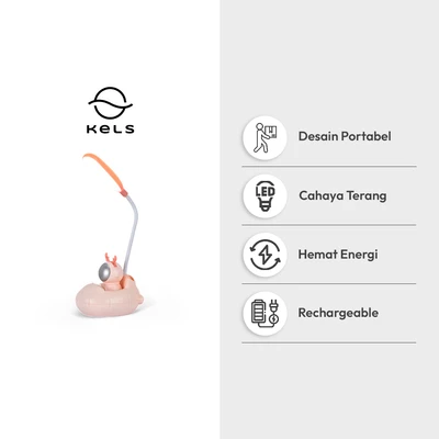 Gambar Informa Cosmos Lampu Meja LED Portable Rechargeable - Pink