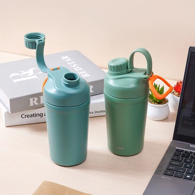 Gambar Kris Tori Botol Vacuum Flask Stainless Steel 600 ml - Biru