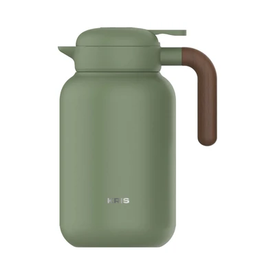 Gambar Kris Devon Teko Vacuum Flask Stainless Steel 1.3 Liter - Hijau