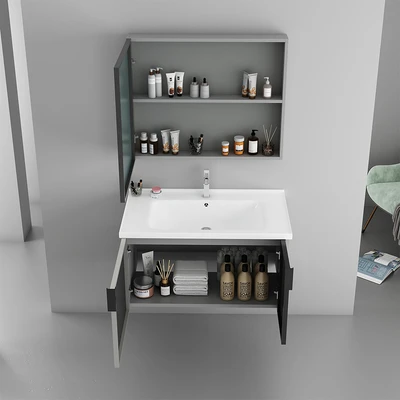 Gambar Informa Darian Set Kabinet Kamar Mandi - Abu-Abu