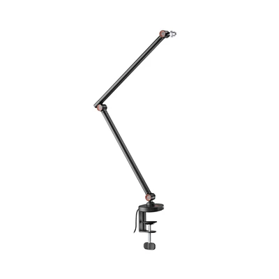 Gambar Krisbow Holder Microphone Boom Arm Slim Dengan Lampu RGB - Hitam
