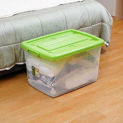 Gambar Stora Kotak Penyimpanan Dengan Roda 78x57.5x48 cm - Hijau