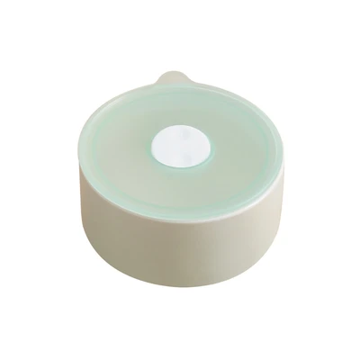 Gambar Delicia Mangkuk Keramik Bone China Dengan Dengan Tutup 13 cm - Biru Muda