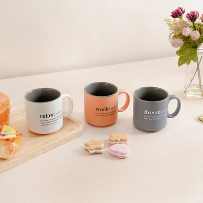 Gambar Delicia Moly Mug Keramik 240 ml - Putih