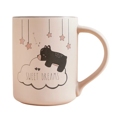 Gambar Delicia Mug Keramik L Shape TNT 400 ml - Cokelat Mocca