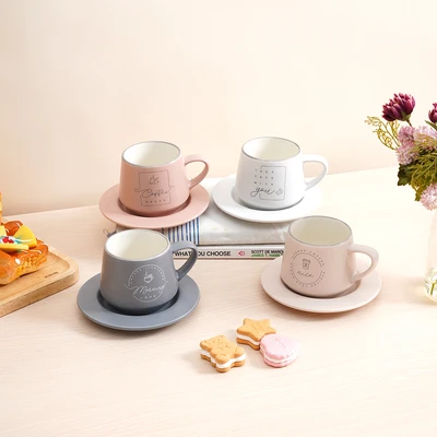 Gambar Delicia Cangkir Keramik Dengan Saucer TNT 200 ml - Cokelat Mocca