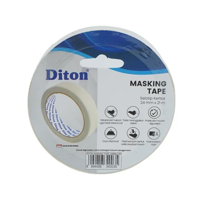 Gambar Diton 21 Mtr Selotip Kertas 24 mm - Putih