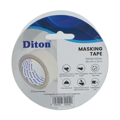 Gambar Diton 21 Mtr Selotip Kertas 48 mm - Putih