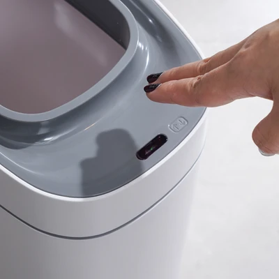 Gambar Stora Intelligent Tempat Sampah Sensor Plastik Slim 9 Liter - Hijau