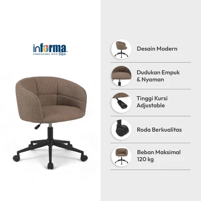 Gambar Informa Lumi Kursi Kantor - Cokelat