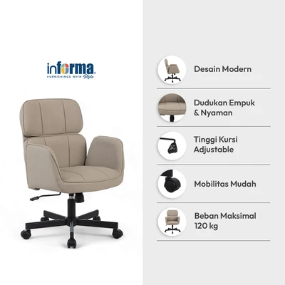Gambar Informa Lenora Kursi Kantor - Cokelat