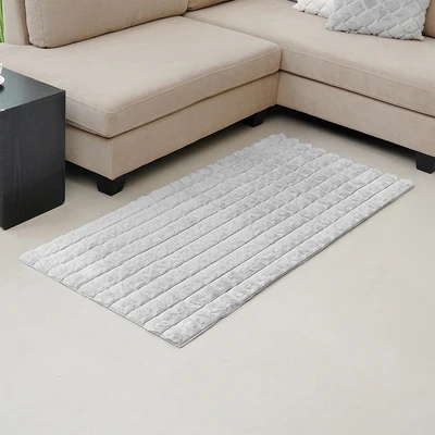 Gambar Informa Farley Karpet Faux Fur 70x150 cm - Abu-Abu