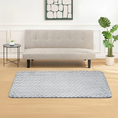 Gambar Informa Marcy Karpet Chevron Jaquard 130x180 cm - Abu-Abu
