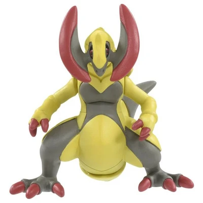Gambar Takara Tomy Moncolle Action Figure Pokemon Monster Ms60 Haxorus - Kuning