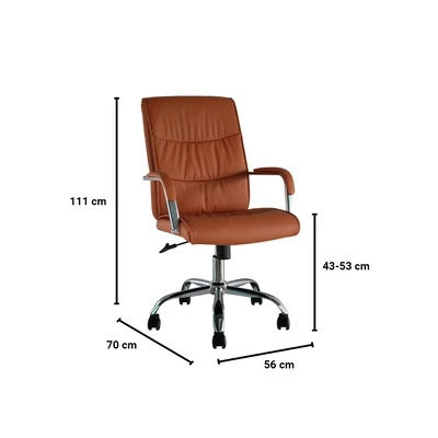 Gambar Informa Onyx Kursi Kantor Sandaran Rendah - Cokelat