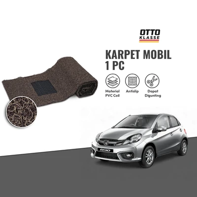 Gambar Otto Klasse Karpet Mobil PVC Coil - Cokelat