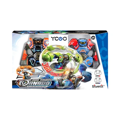 Gambar Silverlit Ycoo Robo Kombat Tornado Battle Remote Control - Merah/oranye