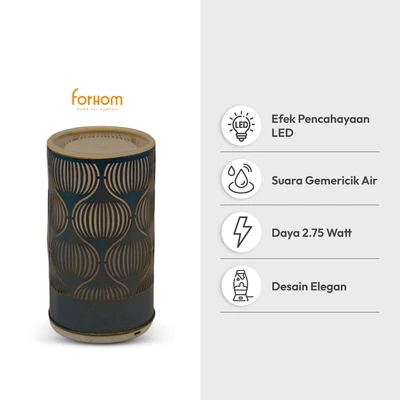 Gambar Forhom Hiasan Meja Air Mancur Onion 9 cm - Abu-Abu