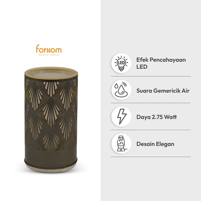 Gambar Forhom Hiasan Meja Air Mancur Beam 9 cm - Abu-Abu Muda