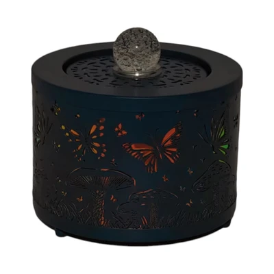 Gambar Forhom Hiasan Meja Air Mancur Butterfly 18 cm - Biru