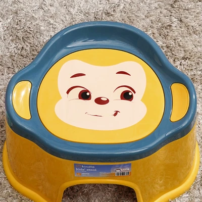 Gambar Kindla Bangku Anak Monkey - Kuning