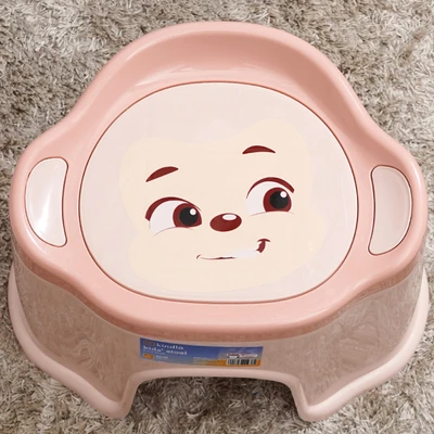 Gambar Kindla Bangku Anak Monkey 31x23x20 cm - Pink
