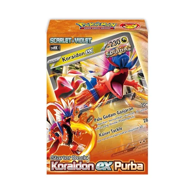Gambar Pokemon Card Starter Deck Koraidon Ex Purba Svhk Random