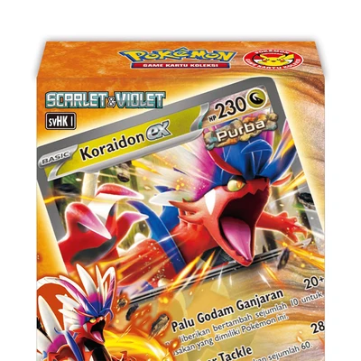 Gambar Pokemon Card Starter Deck Koraidon Ex Purba Svhk Random