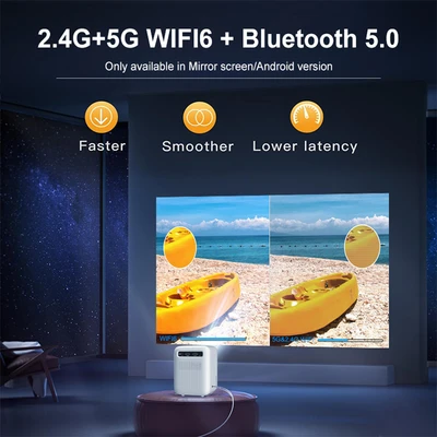 Gambar Klaz Projector Android Version 720p B1 - Putih