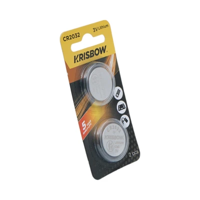 Gambar Krisbow Baterai Lithium CR2032 Set 2 pcs