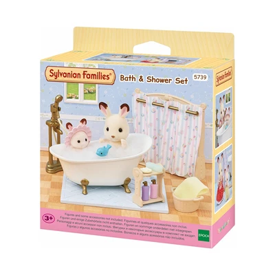 Gambar Sylvanian Families Set Bath & Shower Esfu57390