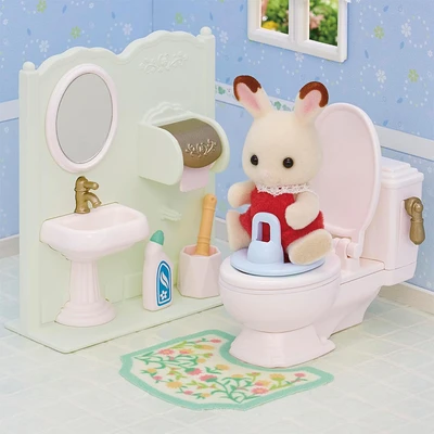 Gambar Sylvanian Families Set Toilet Esfu57400