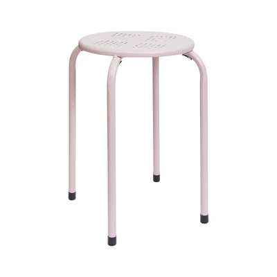 Gambar Selma Ollie Bangku Metal - Pink Rose