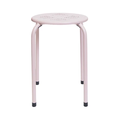 Gambar Selma Ollie Bangku Metal - Pink Rose