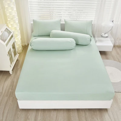 Gambar Informa 120x200 cm Set 3 Pcs Seprai Double Microfiber Polyester Emboss - Hijau Muda
