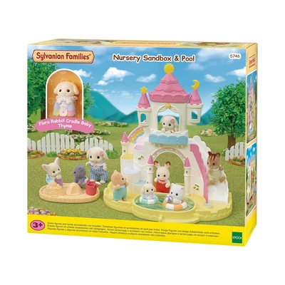 Gambar Sylvanian Families Set Nursery Sandbox & Pool Esfj57460
