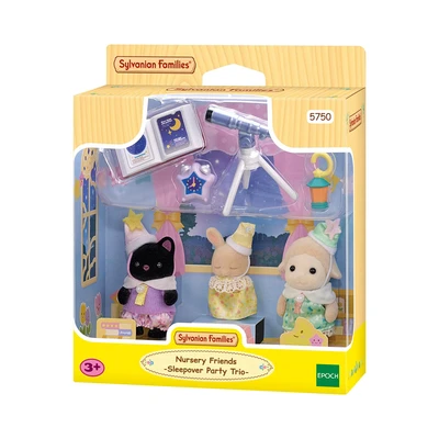 Gambar Sylvanian Families Set Boneka Nursery Friends Sleepover