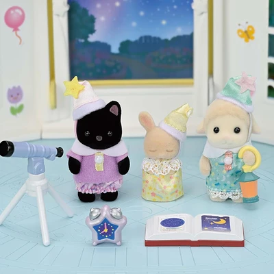 Gambar Sylvanian Families Set Boneka Nursery Friends Sleepover