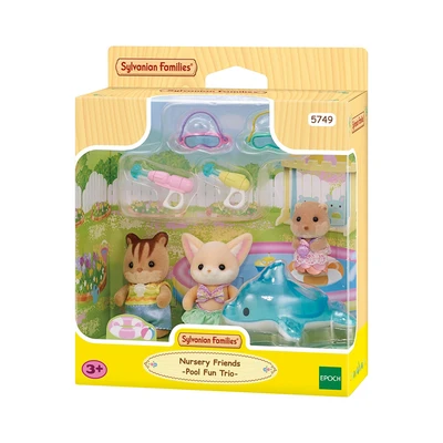 Gambar Sylvanian Families Set Boneka Nursery Friends Pool Fun