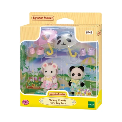 Gambar Sylvanian Families Set Boneka Nursery Friends Rainy Day
