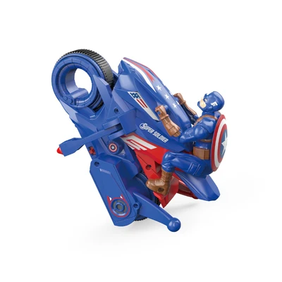 Gambar Top Gear Mkb Stunt Motorcycle Fancy Tricks Captain America Remote Control