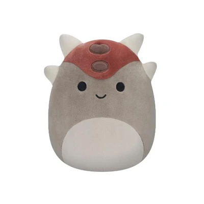 Gambar Squishmallows Boneka Ainhoca Armored Dino 19 Cm - Abu-abu