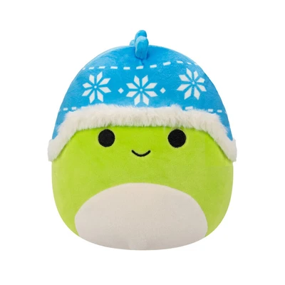 Gambar Squishmallows Boneka Dinosaur Dengan Hat 12.7 Cm - Hijau