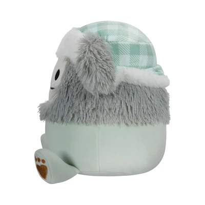 Gambar Squishmallows Boneka Evita Bigfoot Dengan Hat 12.7 Cm - Abu-abu