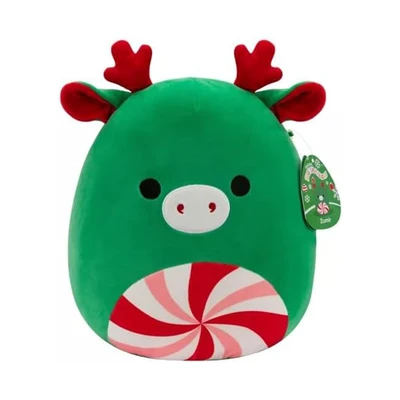 Gambar Squishmallows Boneka Moose Swirl Belly 12.7 Cm - Hijau