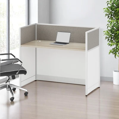 Gambar Informa Maven Meja Kantor 1S - Abu-Abu/Cokelat Oak