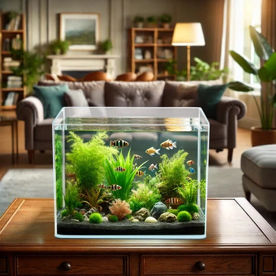 Gambar Fishland Aquarium Nano Bending Opc 28 Liter