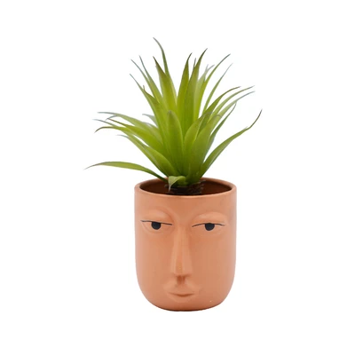 Gambar Arthome Tanaman Artifisial Sword Grass Dengan Pot Keramik 12x12x17.8 cm - Hijau
