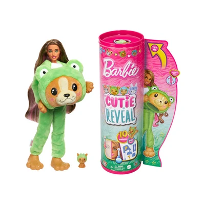 Gambar Barbie Set Boneka Cutie Reveal Animal Plush Costume Random