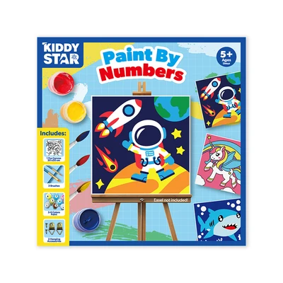 Gambar Kiddy Star 20x20 Cm Set Paint By Numbers Astronout